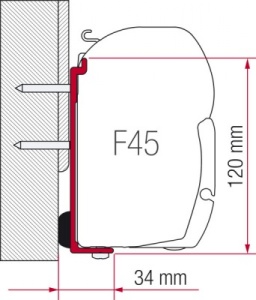 Fiamma F45 Awning Adapter Kit - Fleurette